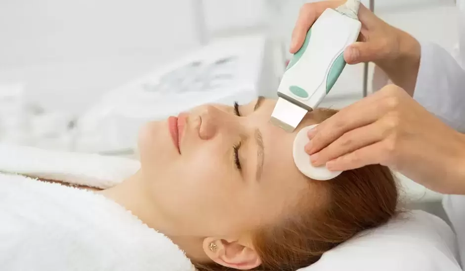 ultrasonic facial cleansing